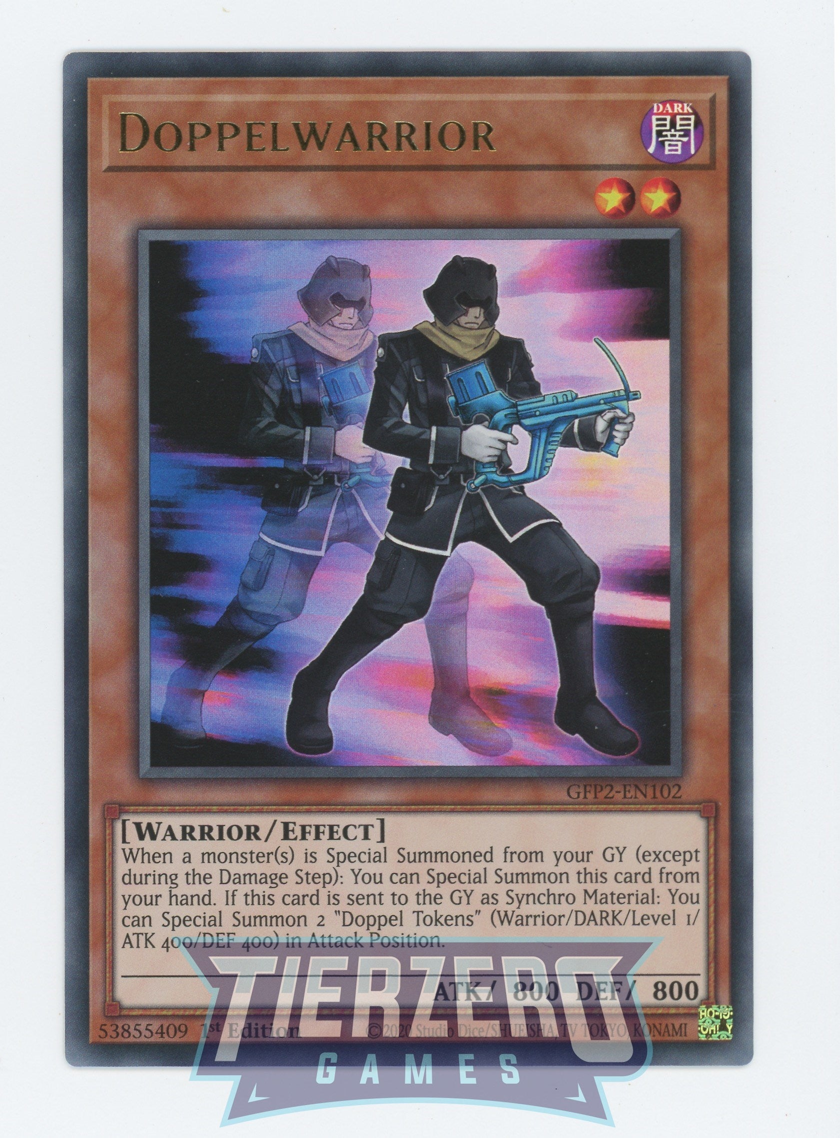 GFP2-EN102 - Doppelwarrior - Ultra Rare - Ghosts From the Past: The 2nd Haunting