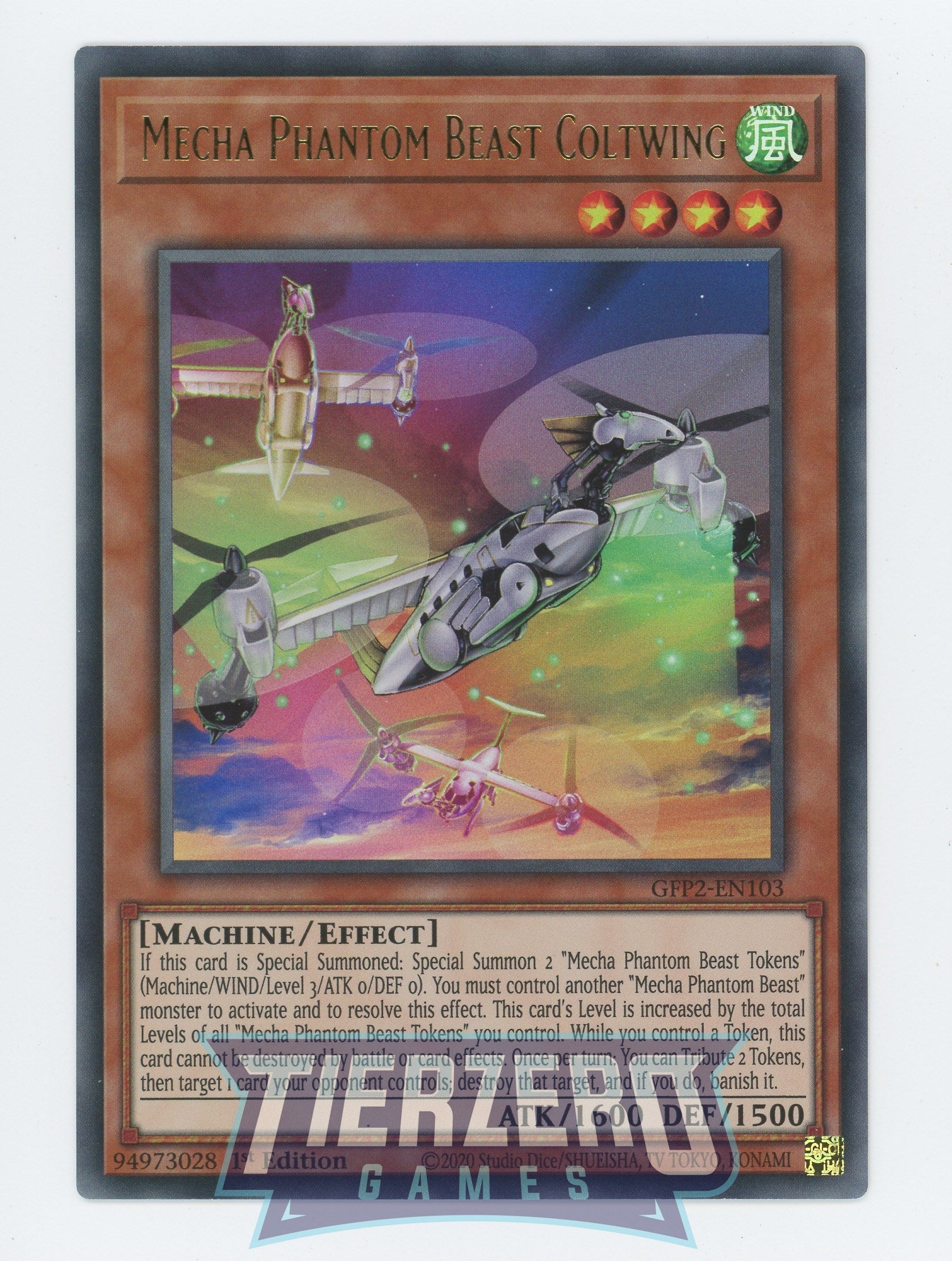 GFP2-EN103 - Mecha Phantom Beast Coltwing - Ultra Rare - Ghosts From the Past: The 2nd Haunting