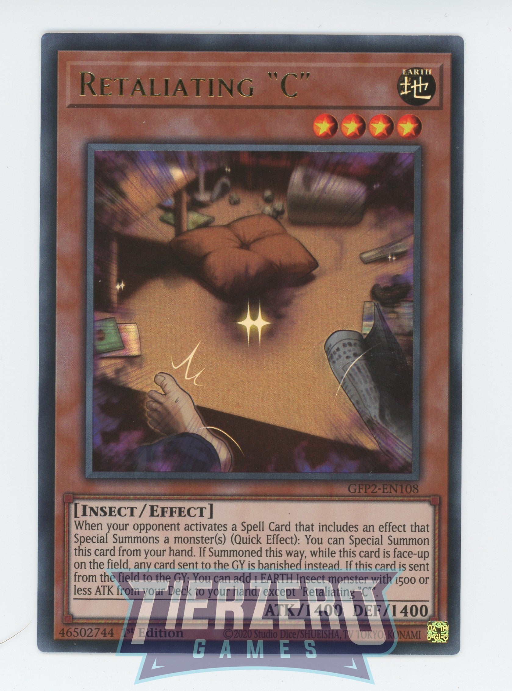 GFP2-EN108 - Retaliating "C" - Ultra Rare - Ghosts From the Past: The 2nd Haunting
