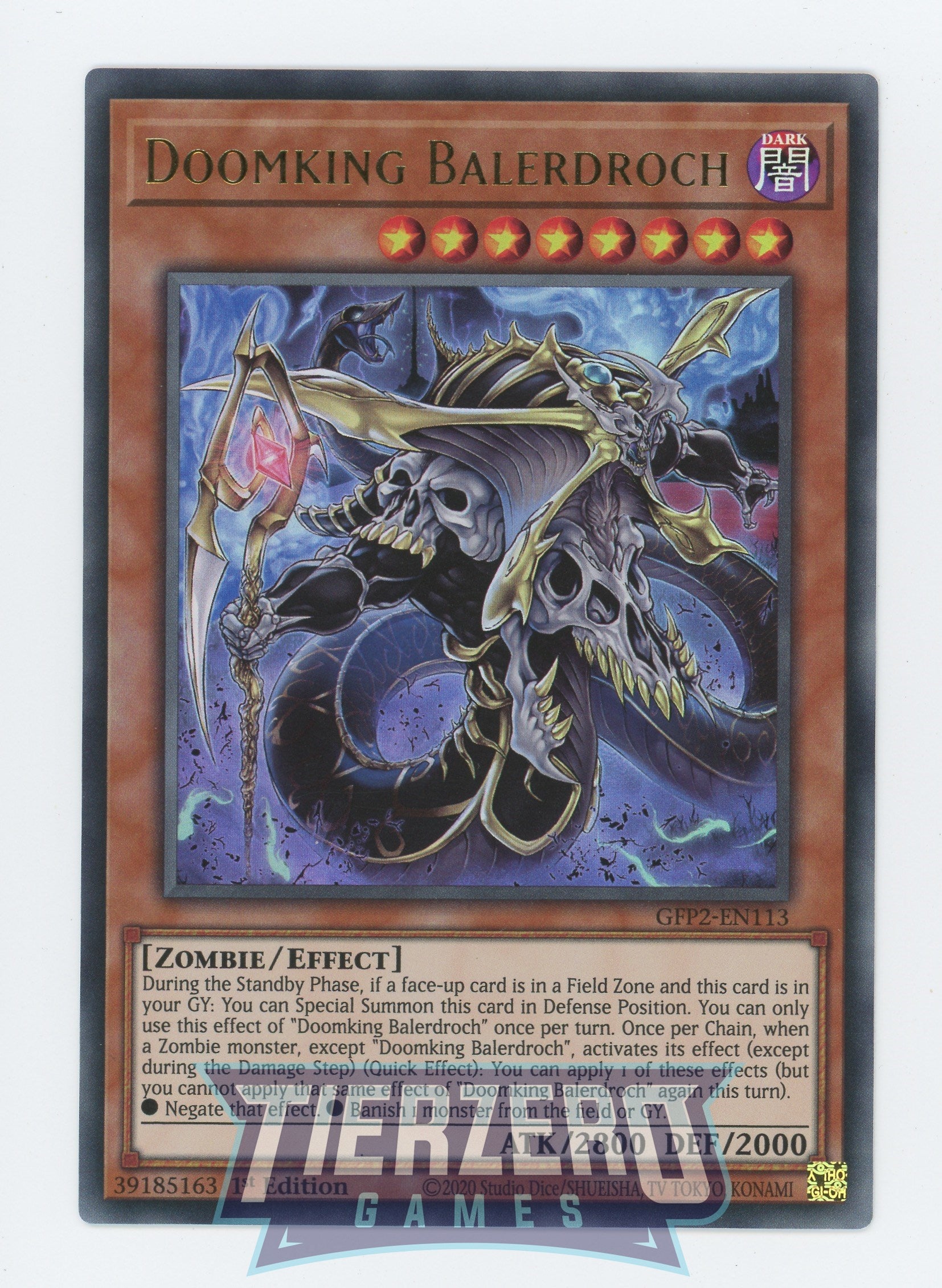 GFP2-EN113 - Doomking Balerdroch - Ultra Rare - Ghosts From the Past: The 2nd Haunting