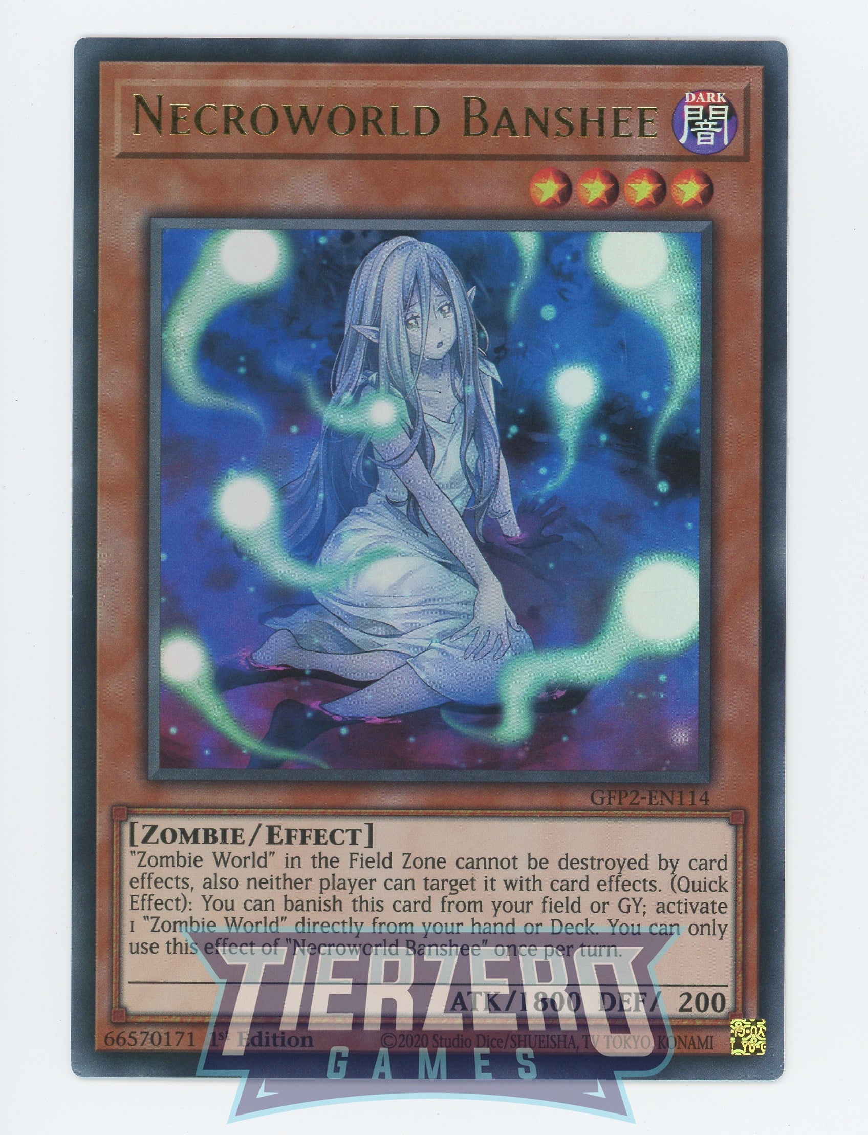 GFP2-EN114 - Necroworld Banshee - Ultra Rare - Ghosts From the Past: The 2nd Haunting