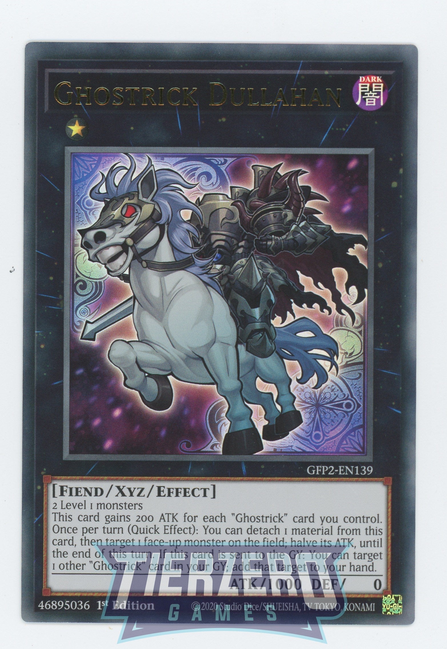 GFP2-EN139 - Ghostrick Dullahan - Ultra Rare - Effect Xyz Monster - Gh GFP2-EN139 - Ghostrick Dullahan - Ultra Rare - Effect Xyz Monster - Gh