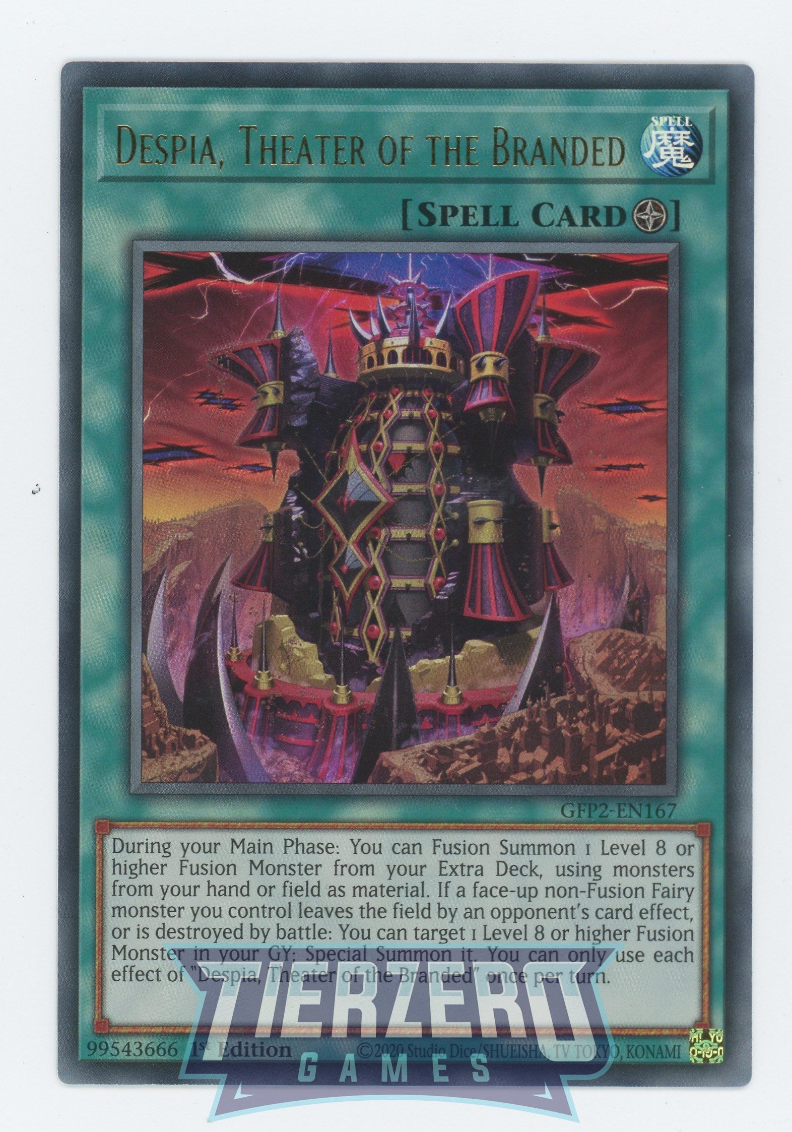 GFP2-EN167 - Despia, Theater of the Branded - Ultra Rare - Field Spell GFP2-EN167 - Despia, Theater of the Branded - Ultra Rare - Field Spell