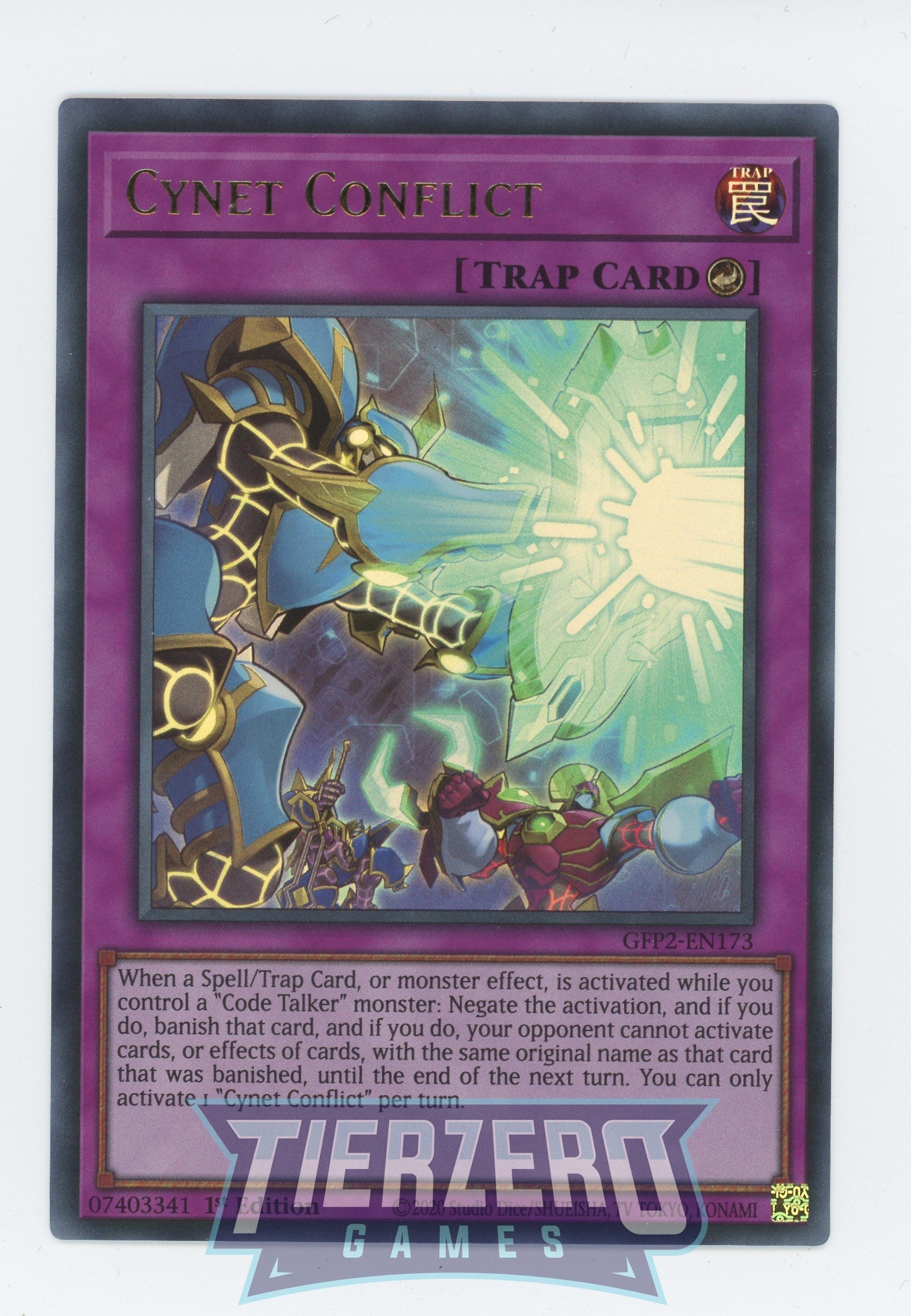 GFP2-EN173 - Cynet Conflict - Ultra Rare - Counter Trap - Ghosts from GFP2-EN173 - Cynet Conflict - Ultra Rare - Counter Trap - Ghosts from