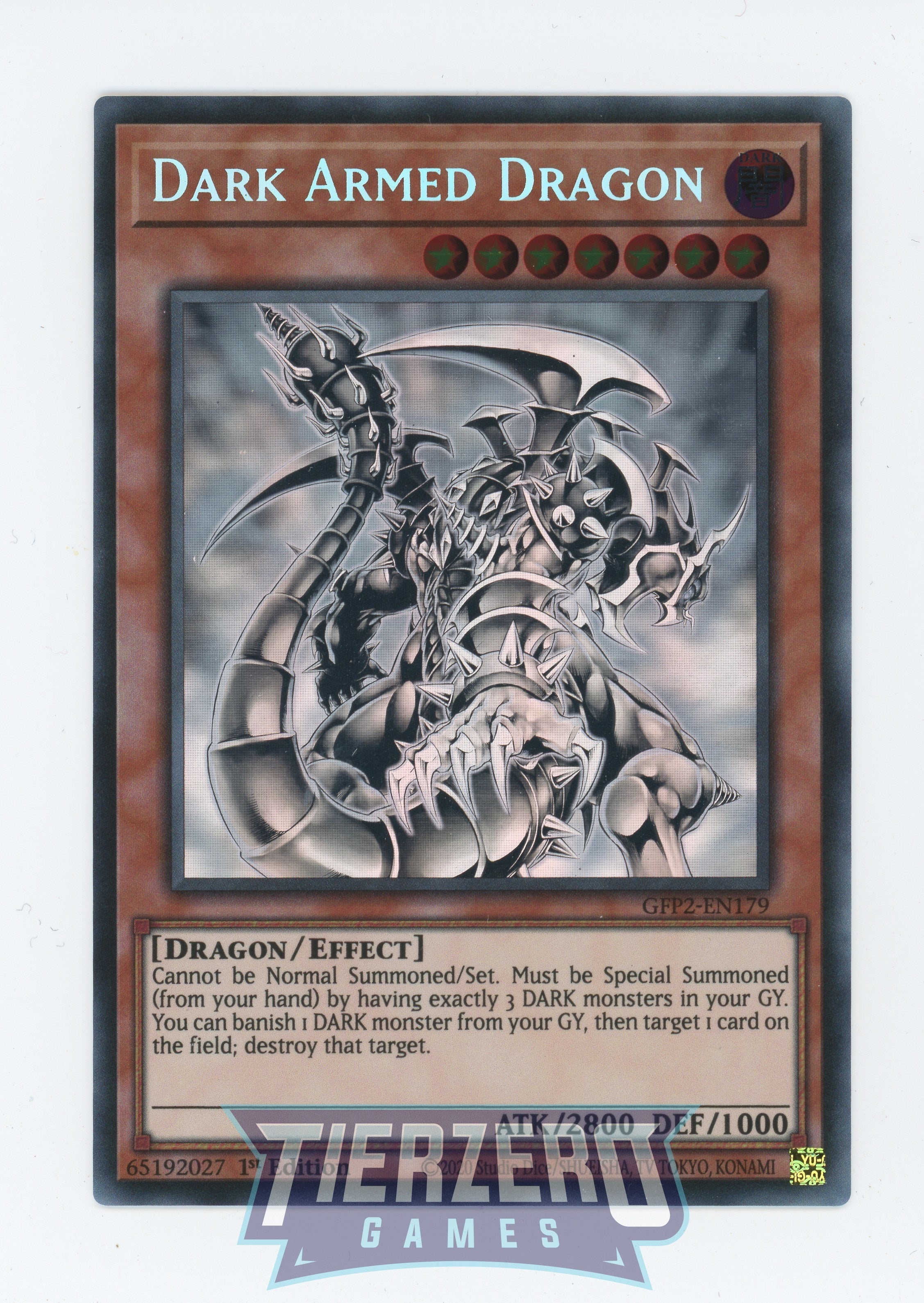 Dark Armed Dragon - Ghost Rare - Effect Monster Dark Armed Dragon - Ghost Rare - Effect Monster