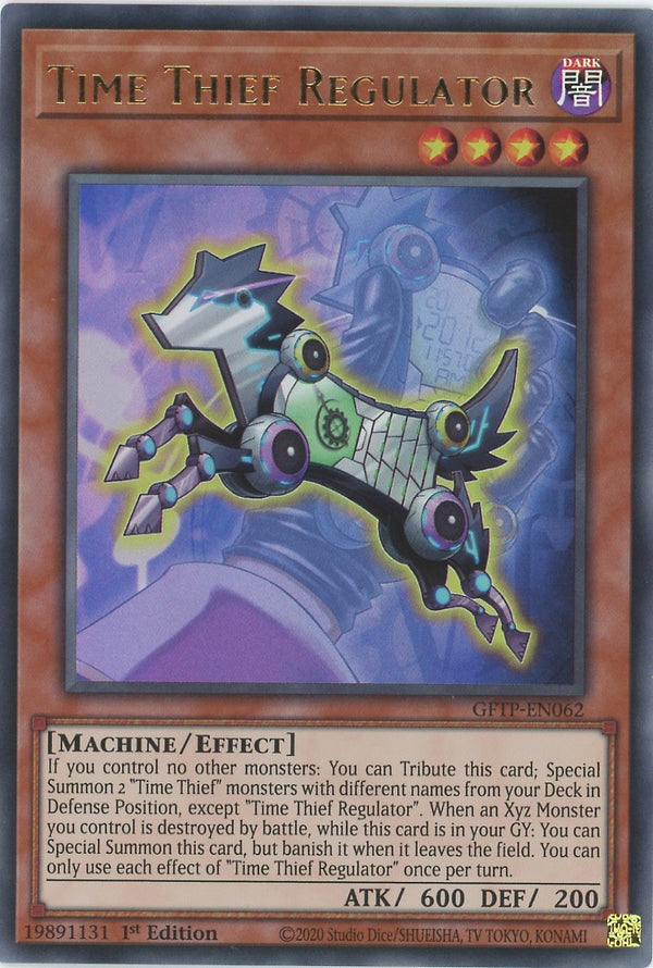 GFTP-EN062 - Time Thief Regulator - Ultra Rare - Effect Monster - Ghosts From the Past