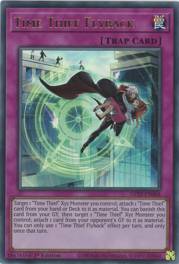 GFTP-EN068 - Time Thief Flyback - Ultra Rare - Normal Trap - Ghosts From the Past