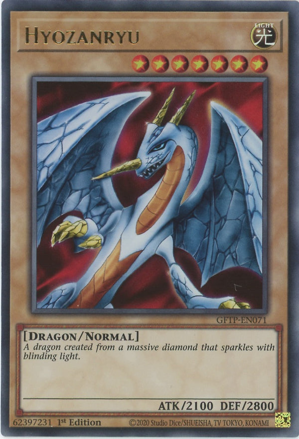 GFTP-EN071 - Hyozanryu - Ultra Rare - Normal Monster - Ghosts From the Past