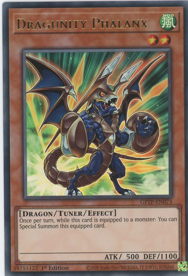GFTP-EN073 - Dragunity Phalanx - Ultra Rare - Effect Tuner monster - Ghosts From the Past