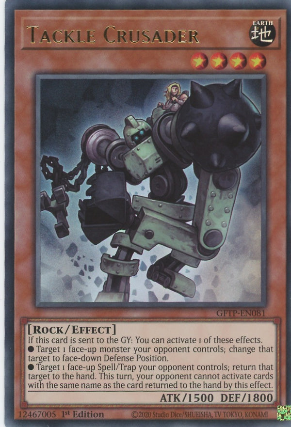 GFTP-EN081 - Tackle Crusader - Ultra Rare - Effect Monster - Ghosts From the Past