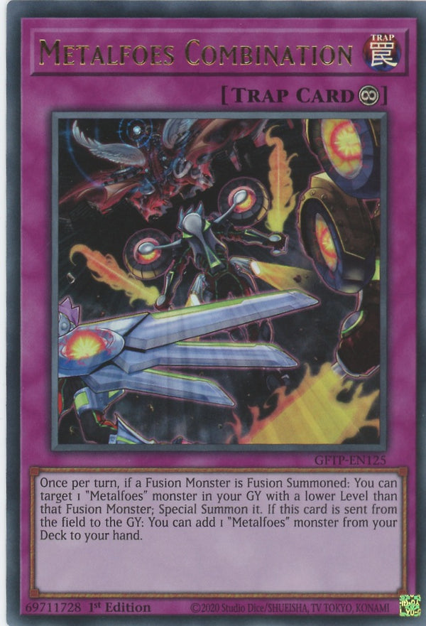 GFTP-EN125 - Metalfoes Combination - Ultra Rare - Continuous Trap - Ghosts From the Past