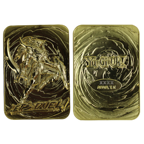 gold metal yugioh cards Yugioh Black Luster Soldier Limited Edition Gold Card