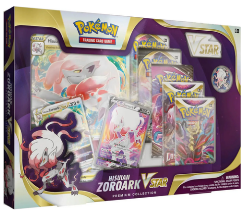 Pokemon Hisuian Zoroark VSTAR Premium Collection (Damaged Box)
