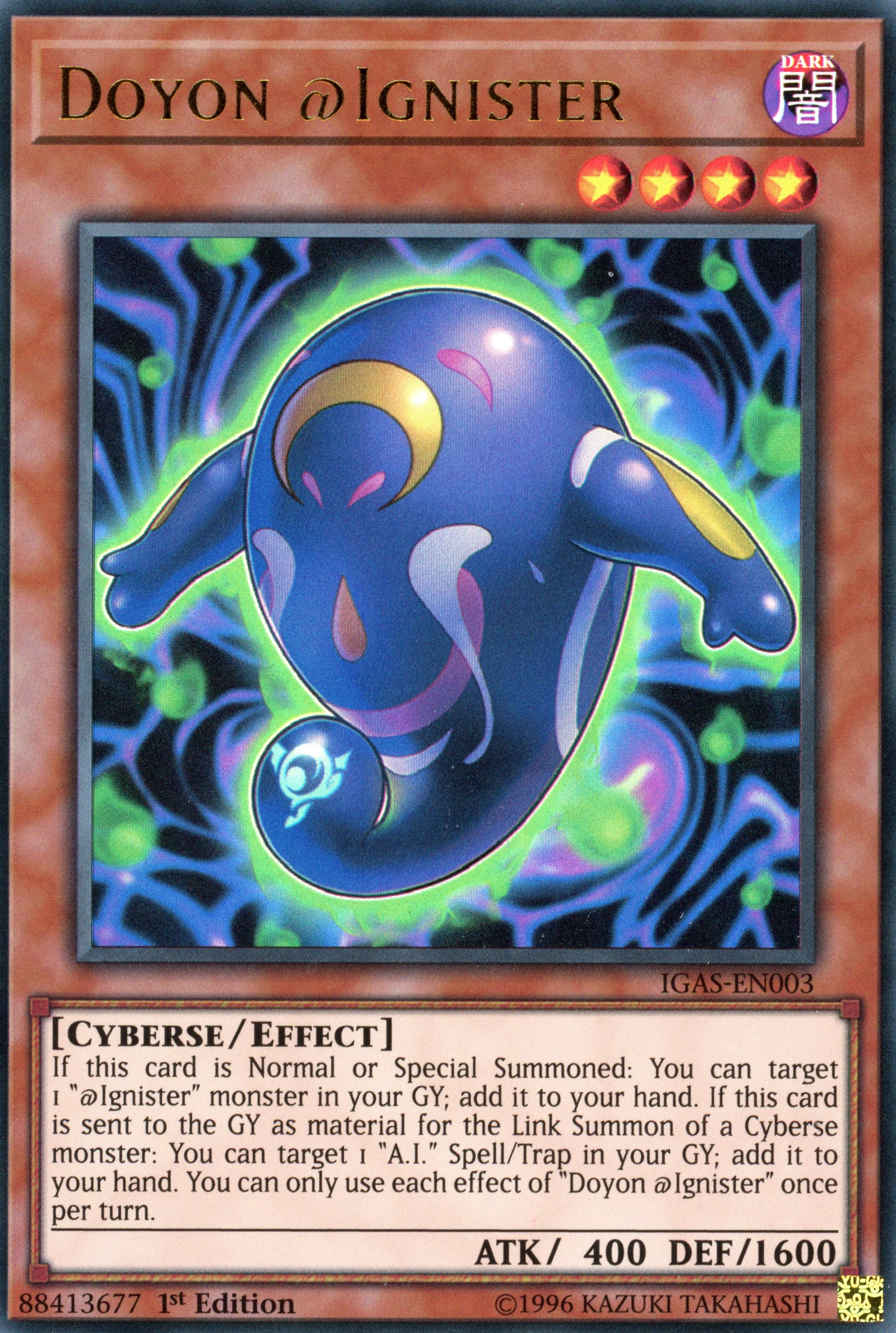 IGAS-EN003 - "Doyon @Ignister" - Ultra Rare - Effect Monster - - Ignition Assault