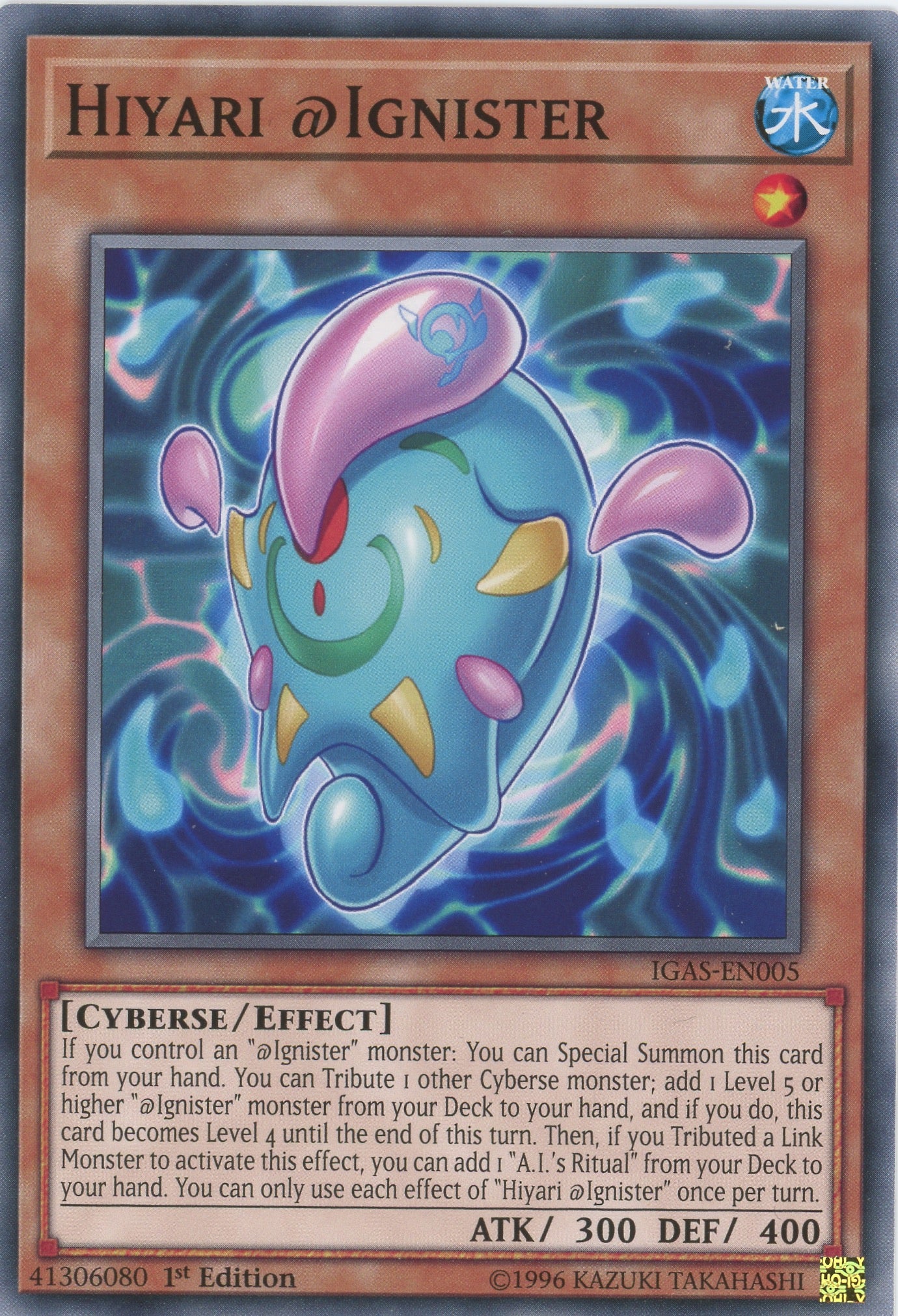 IGAS-EN005 - "Hiyari @Ignister" - Common - Effect Monster - - Ignition Assault