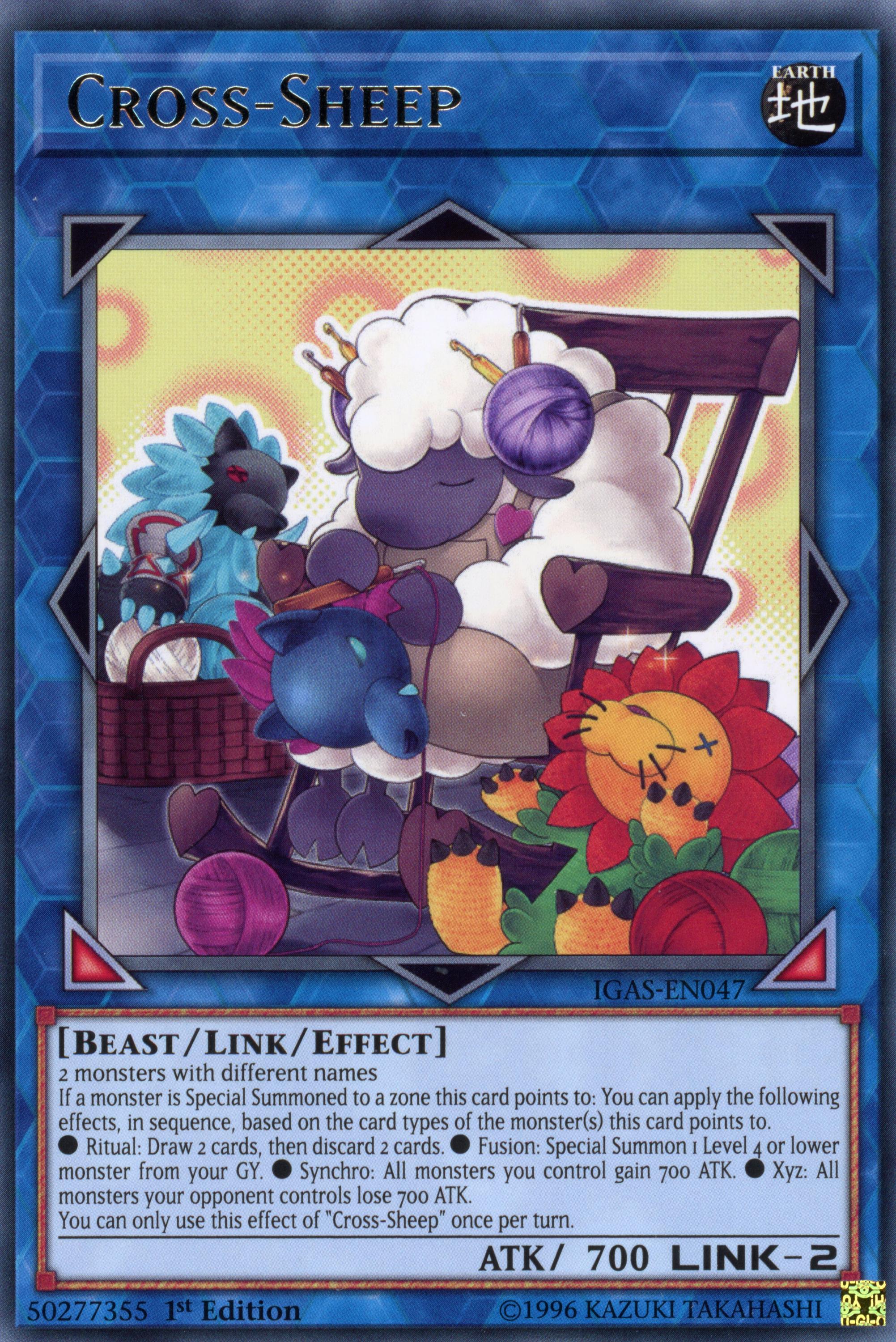 IGAS-EN047 - "Cross-Sheep" - Rare - Effect Link Monster - - Ignition Assault