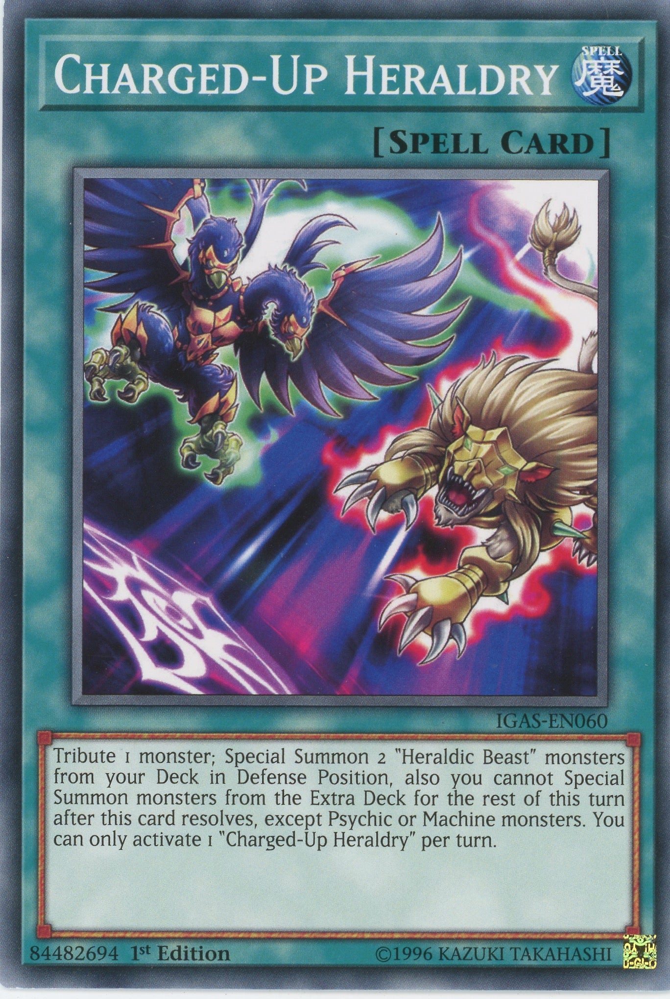 IGAS-EN060 - "Charged-Up Heraldry" - Common - Normal Spell - - Ignition Assault