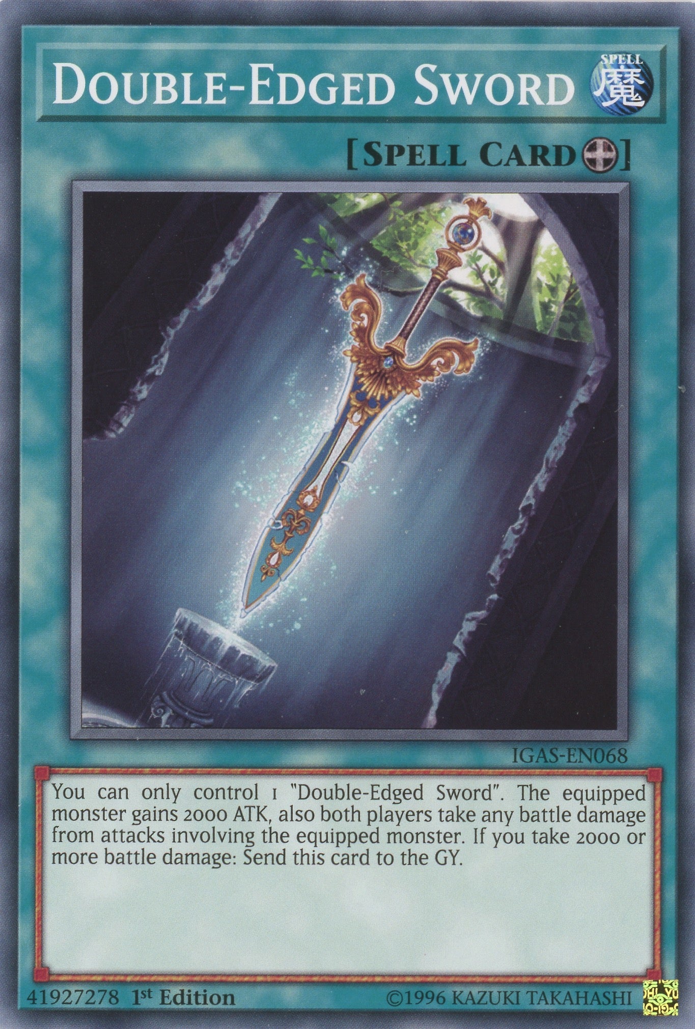 IGAS-EN068 - "Double-Edged Sword" - Common - Equip Spell - - Ignition Assault