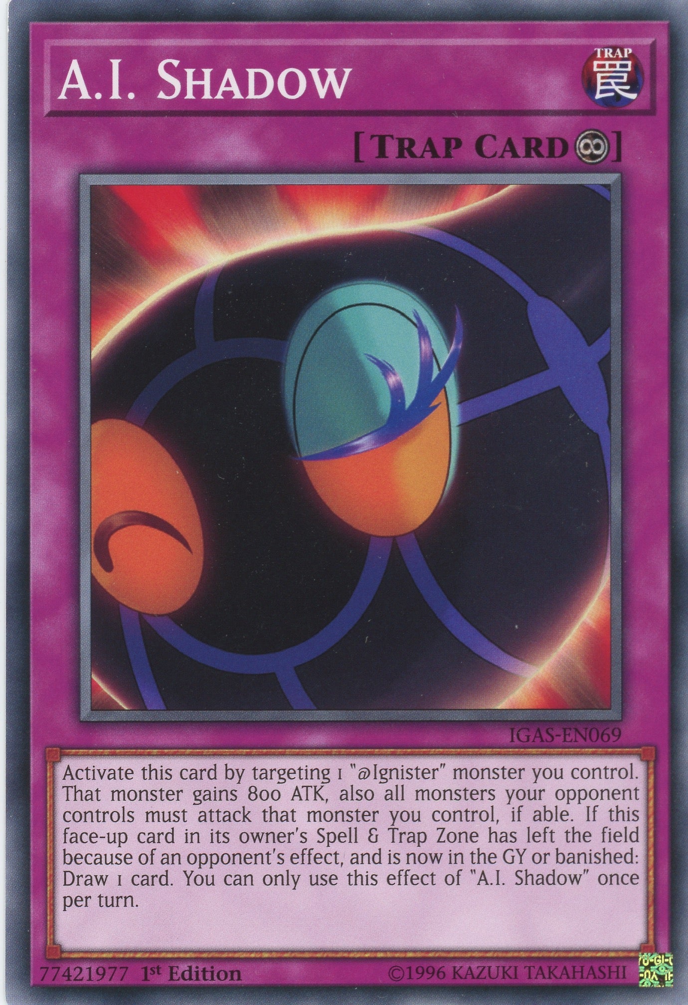 IGAS-EN069 - "A.I. Shadow" - Common - Continuous Trap - - Ignition Assault