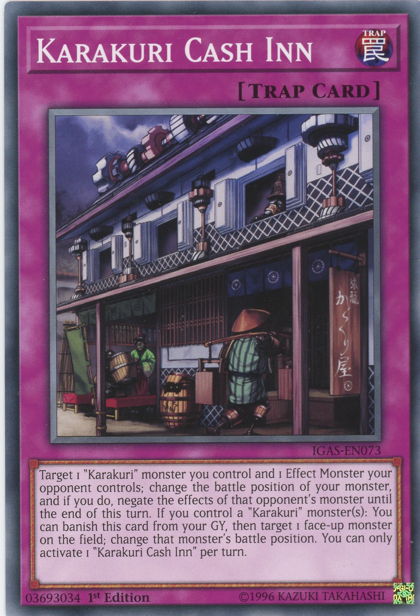 IGAS-EN073 - "Karakuri Cash Inn" - Common - Normal Trap - - Ignition Assault