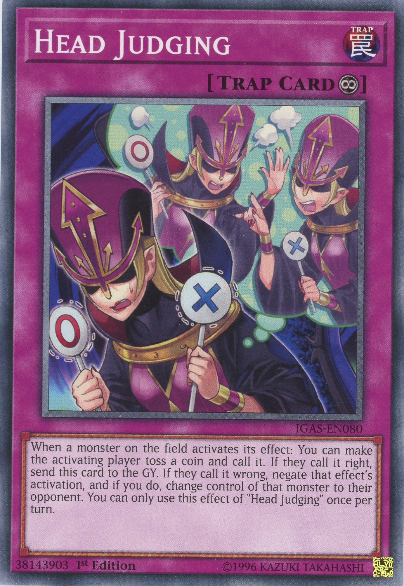 IGAS-EN080 - "Head Judging" - Common - Continuous Trap - - Ignition Assault