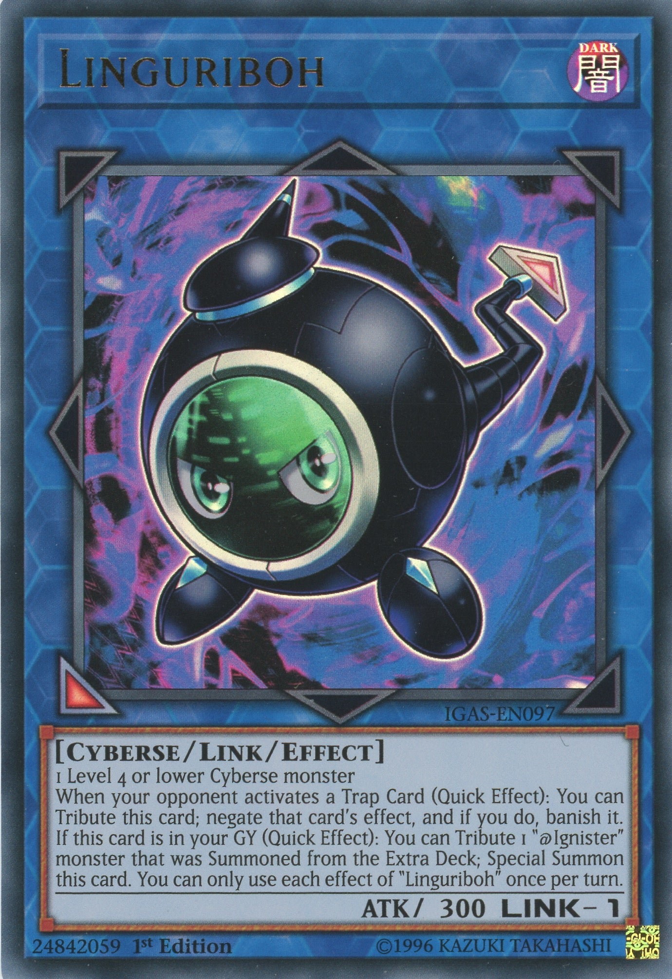 IGAS-EN097 - "Linguriboh" - Ultra Rare - Effect Link Monster - - Ignition Assault