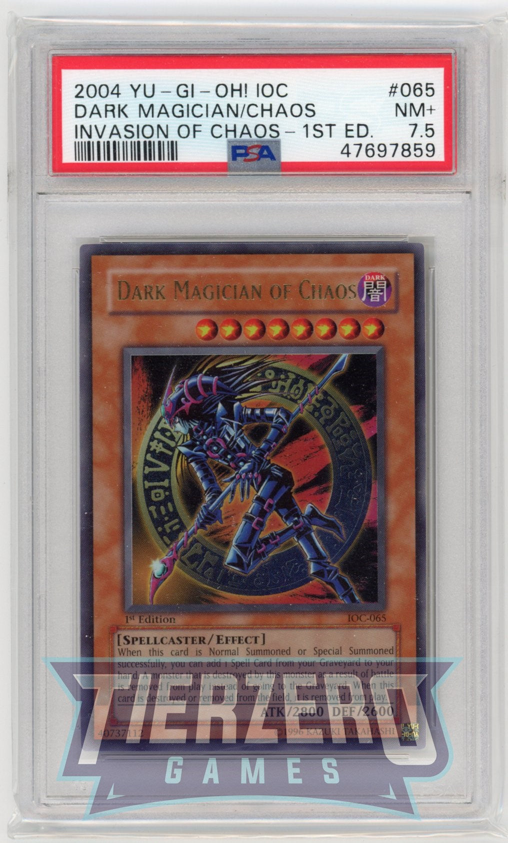 Dark Magician of 2024 Chaos - IOC-065 Ultra Rare 1st Edition NM