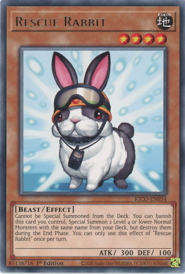 KICO-EN034 - Rescue Rabbit - Rare - Effect Monster - Kings Court