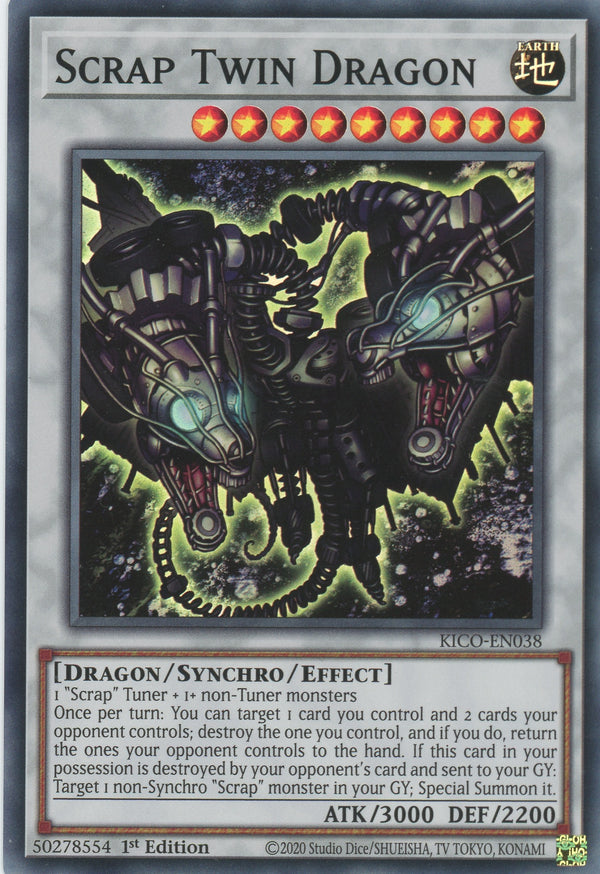 KICO-EN038 - Scrap Twin Dragon - Super Rare - Effect Synchro Monster - Kings Court
