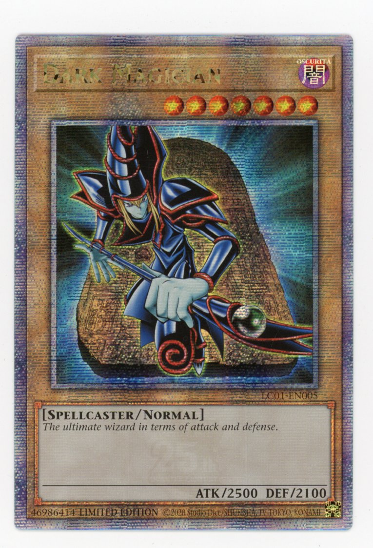 LC01-EN005 - Dark Magician - Quarter Century Secret Rare - Legendary Collection 25th Anniversary Edition
