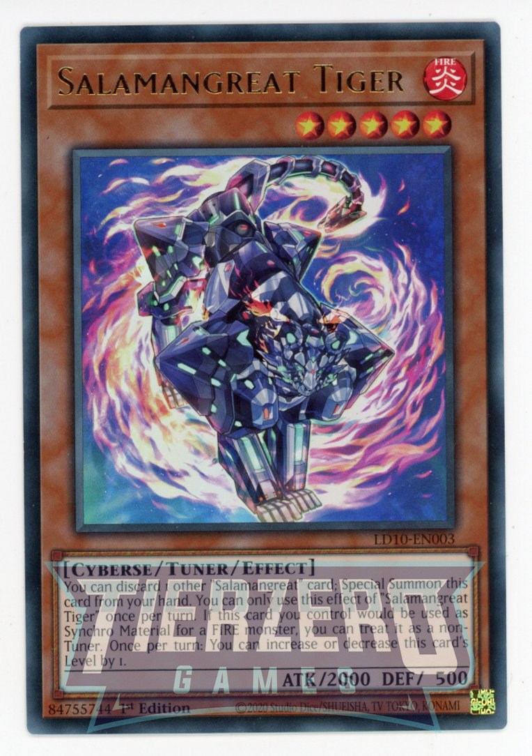 cyberse tuner monsters LD10-EN003 - Salamangreat Tiger - Ultra Rare