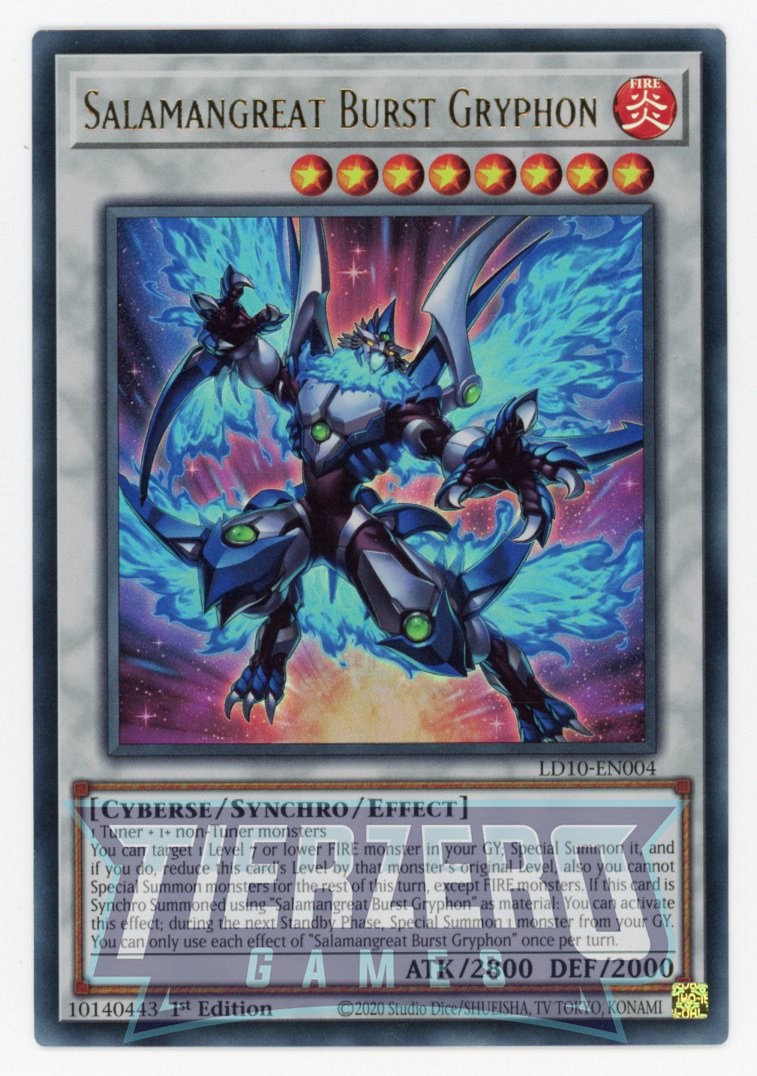 yu gi oh tuner monsters LD10-EN004 - Salamangreat Burst Gryphon - Ultra Rare