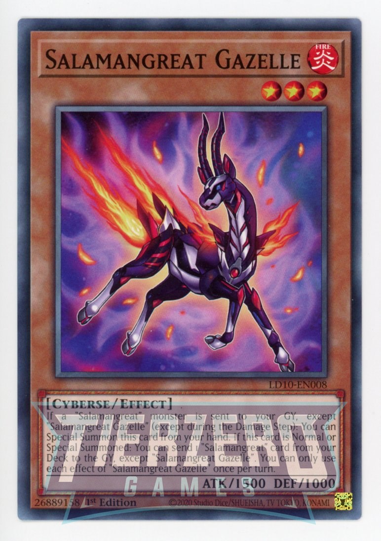 LD10-EN008 - Salamangreat Gazelle - Common - Effect Monster