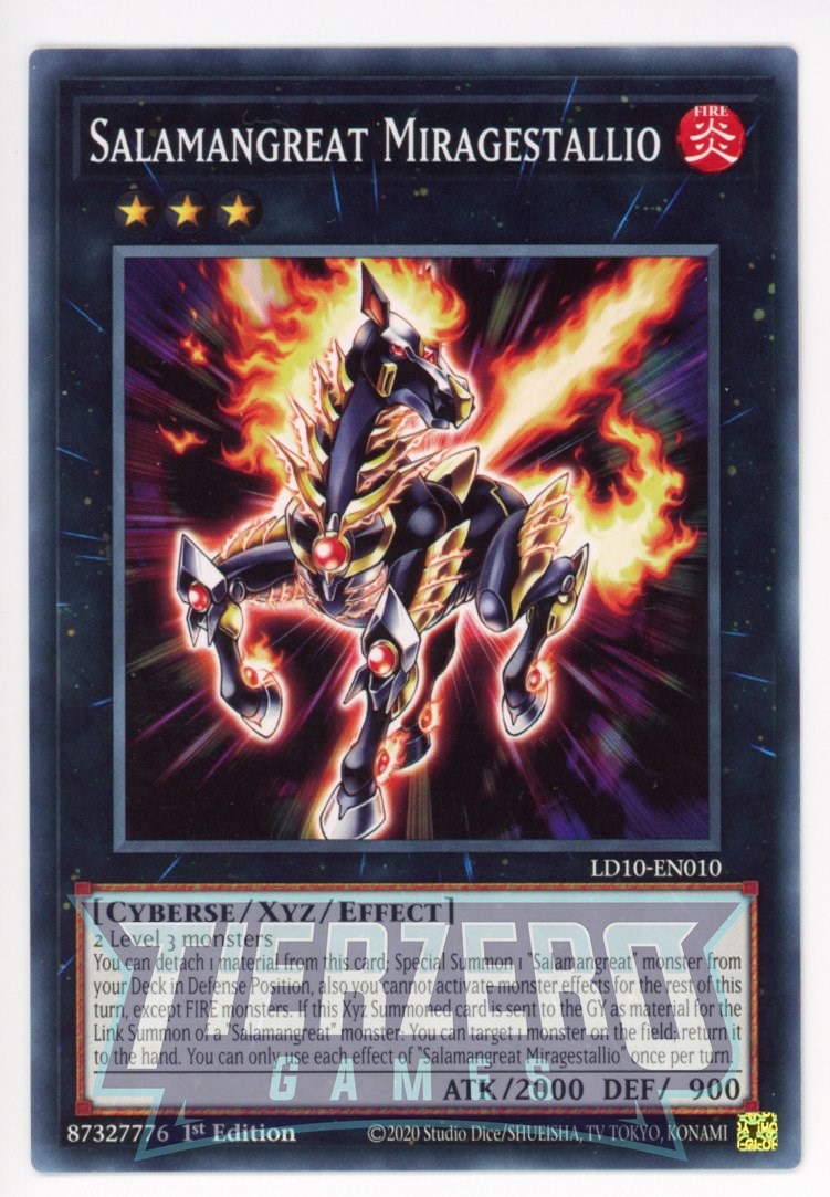 cyberse xyz monsters LD10-EN010 - Salamangreat Miragestallio - Common