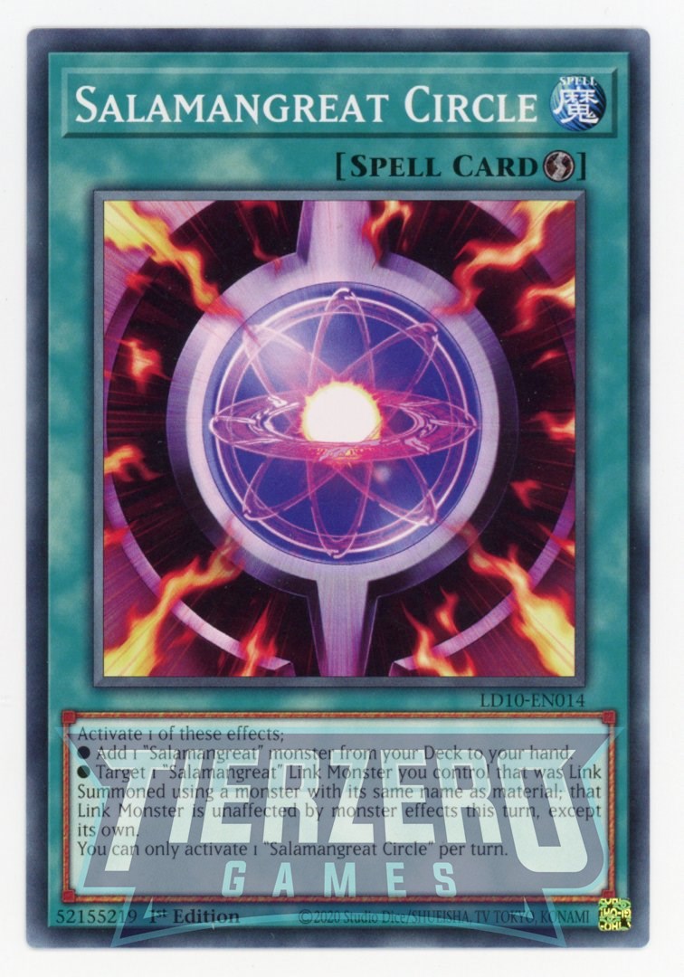 LD10-EN014 - Salamangreat Circle - Common - Quick-Play Spell - Legendary Duelists 10 Soulburning Volcano