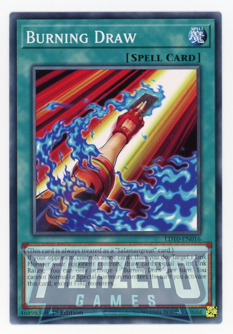 LD10-EN016 - Burning Draw - Common - Normal Spell - Legendary Duelists LD10-EN016 - Burning Draw - Common - Normal Spell - Legendary Duelists