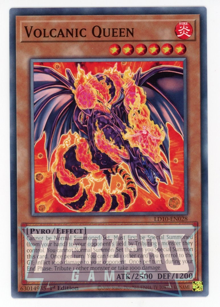 LD10-EN028 - Volcanic Queen - Common - Effect Monster - Legendary Duelists 10 Soulburning Volcano