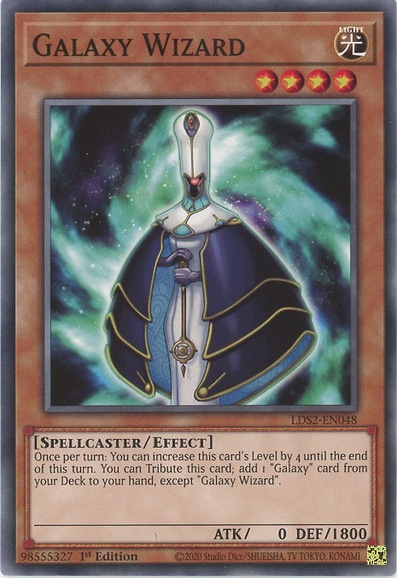 yugioh galaxy cards LDS2-EN048 - Galaxy Wizard - Common - Effect Monster