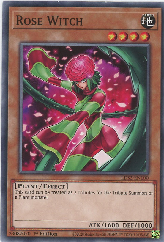LDS2-EN100 - Rose Witch - Common - Effect Monster