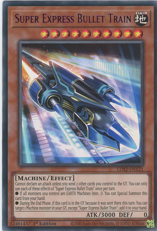 LDS2-EN121 - Super Express Bullet Train - Purple Ultra Rare - Effect Monster - Legendary Duelists Season 2