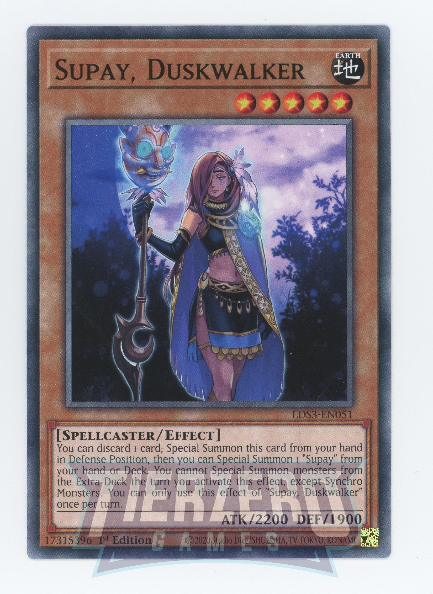 LDS3-EN051 - Supay, Duskwalker - Common - Effect Monster - Legendary D LDS3-EN051 - Supay, Duskwalker - Common - Effect Monster - Legendary D