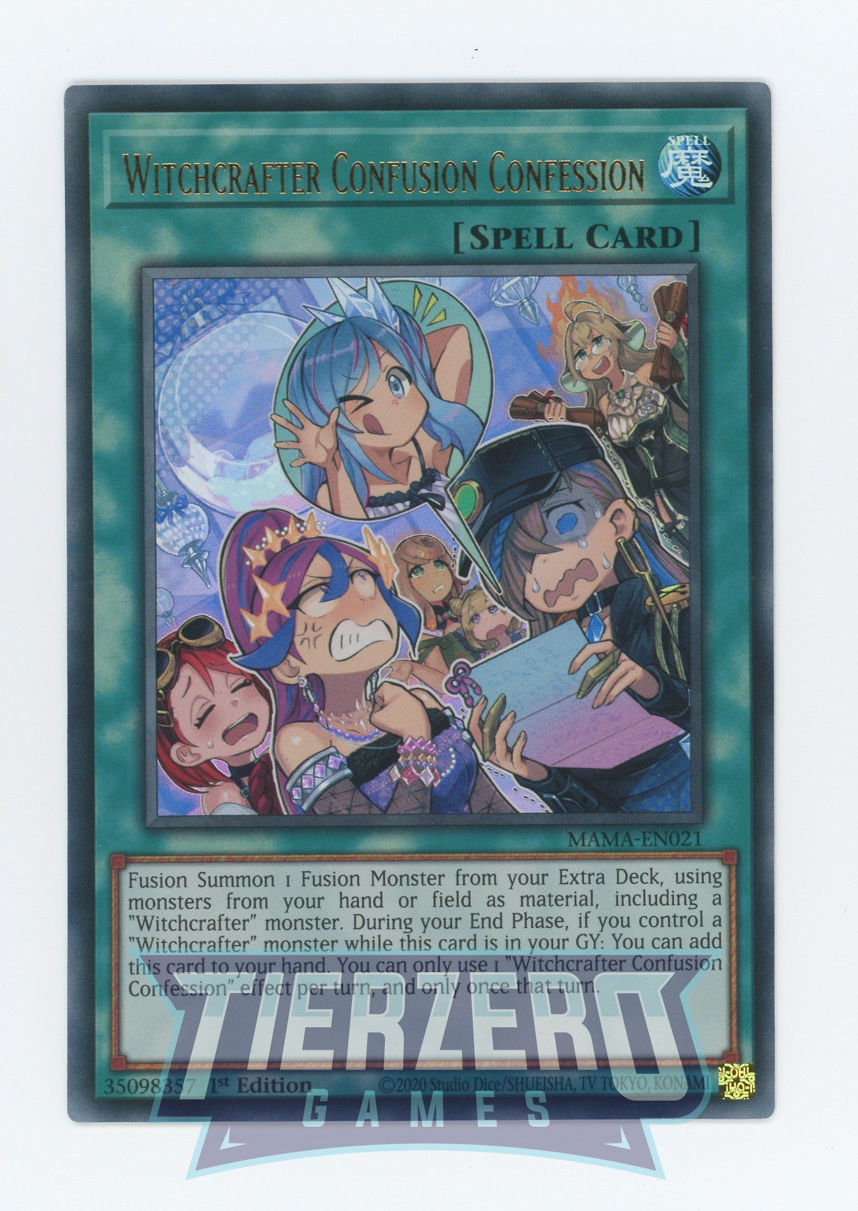 MAMA-EN021 - Witchcrafter Confusion Confession - Ultra Rare - Normal Spell - Magnificent Mavens