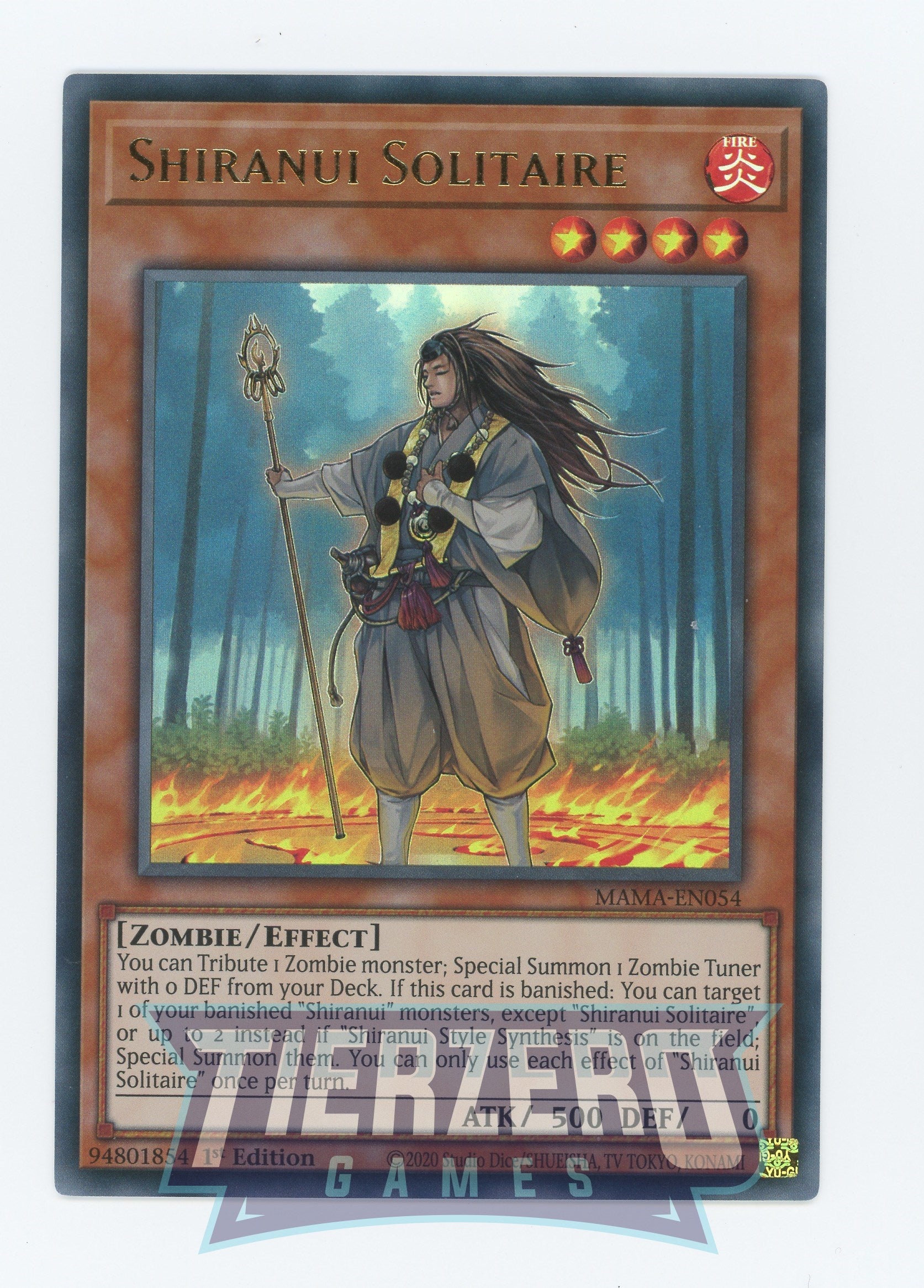 MAMA-EN054 - Shiranui Solitaire - Ultra Rare - Effect Monster - Magnificent  Mavens