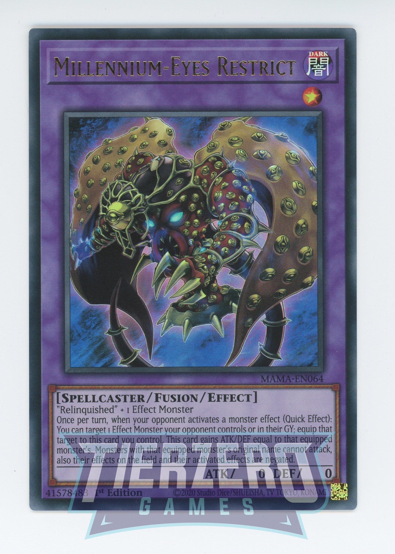 MAMA-EN064 - Millennium-Eyes Restrict - Ultra Rare - Effect Fusion Mon