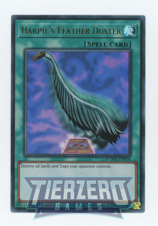 MAMA-EN076 - Harpie's Feather Duster (alternate art) - Ultra Rare - Normal Spell - Magnificent Mavens