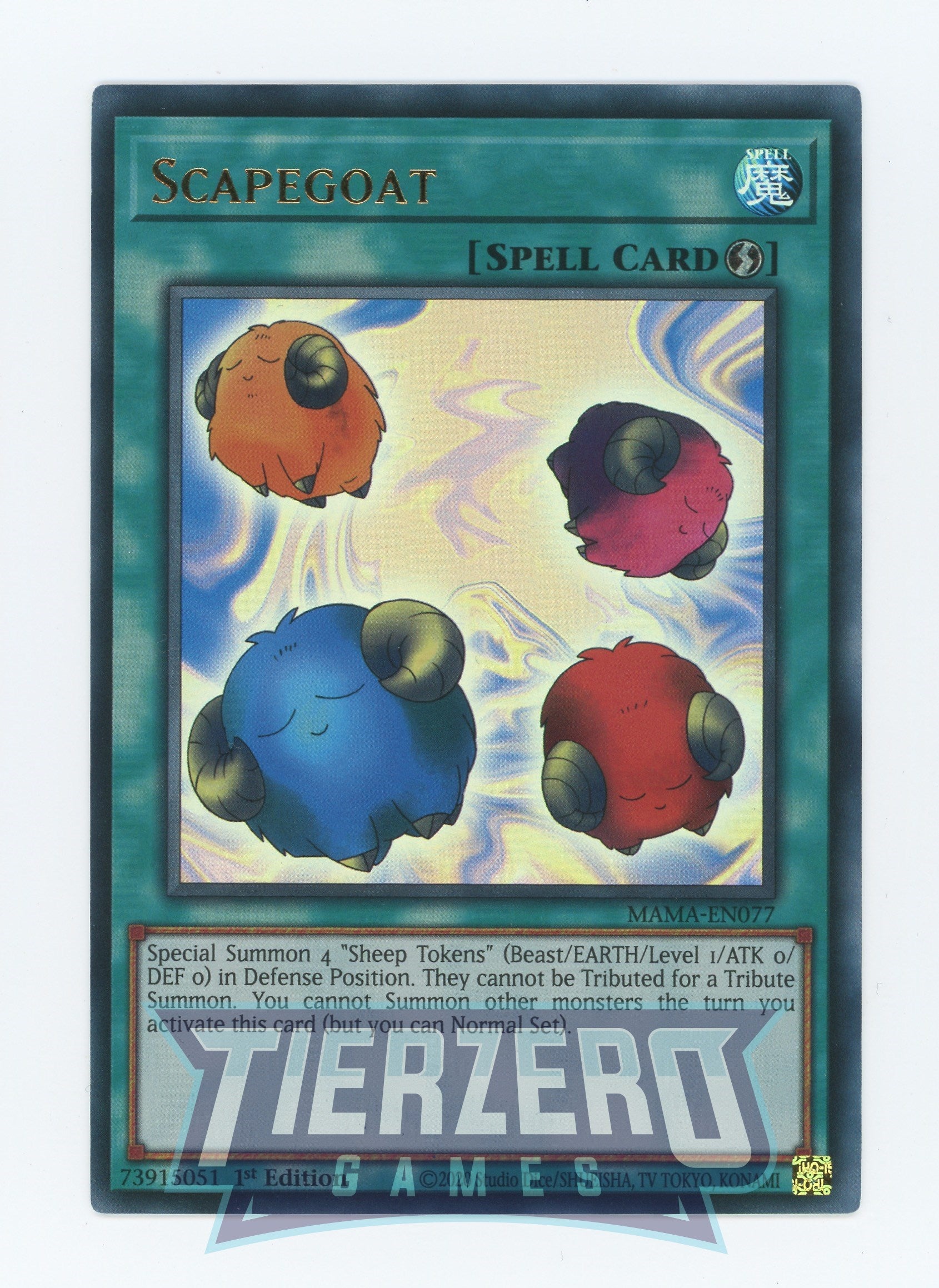 scapegoat card yugioh MAMA-EN077 - Scapegoat - Ultra Rare - Quick-Play Spell