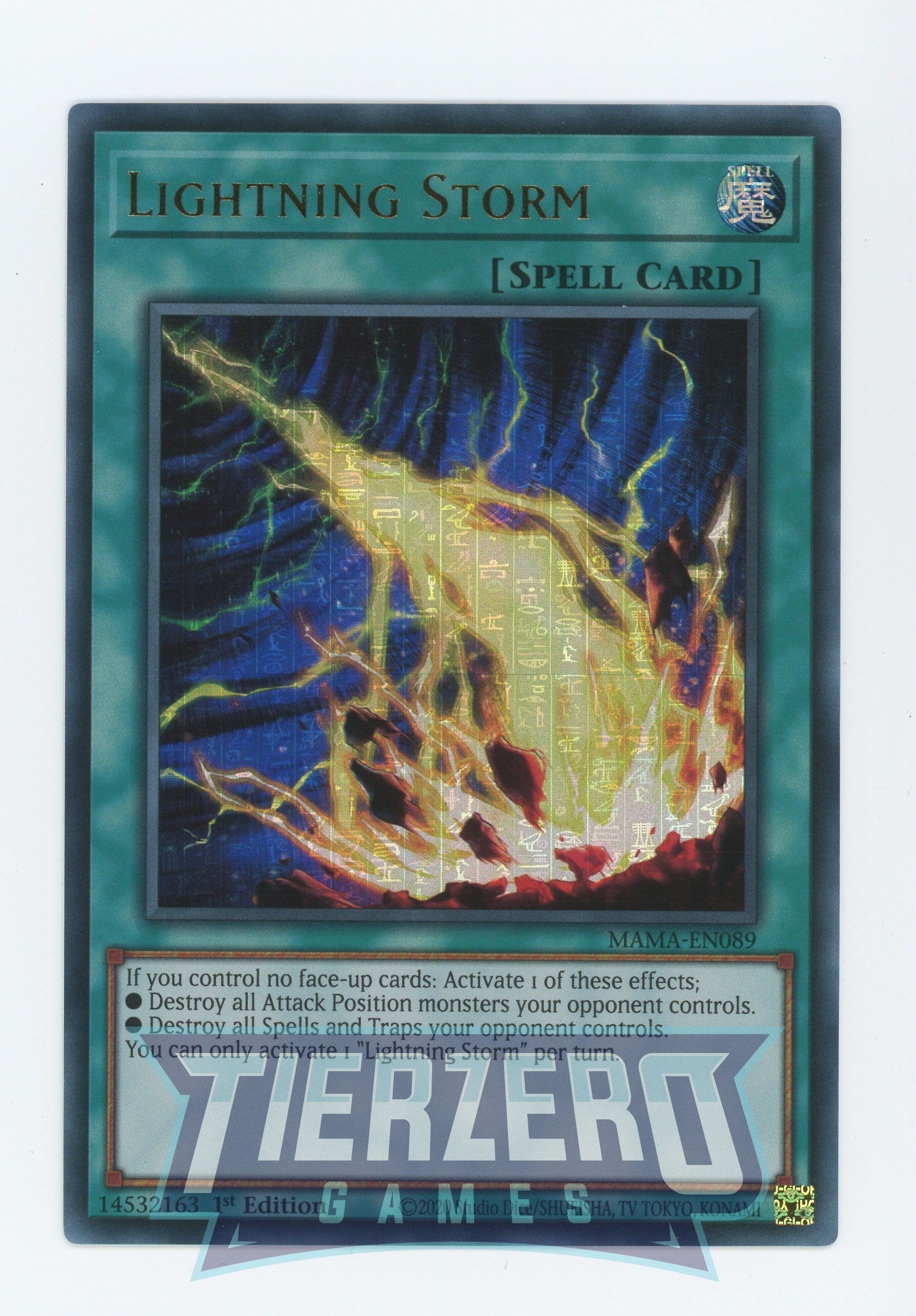 MAMA-EN089 - Lightning Storm - Pharaoh Ultra Rare - Normal Spell - Magnificent Mavens