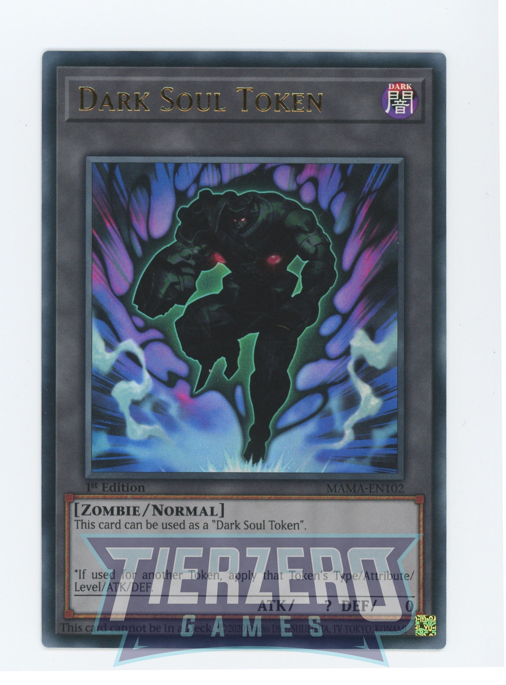 MAMA-EN102 - Dark Soul Token - Ultra Rare - Token - Magnificent Mavens MAMA-EN102 - Dark Soul Token - Ultra Rare - Token - Magnificent Mavens