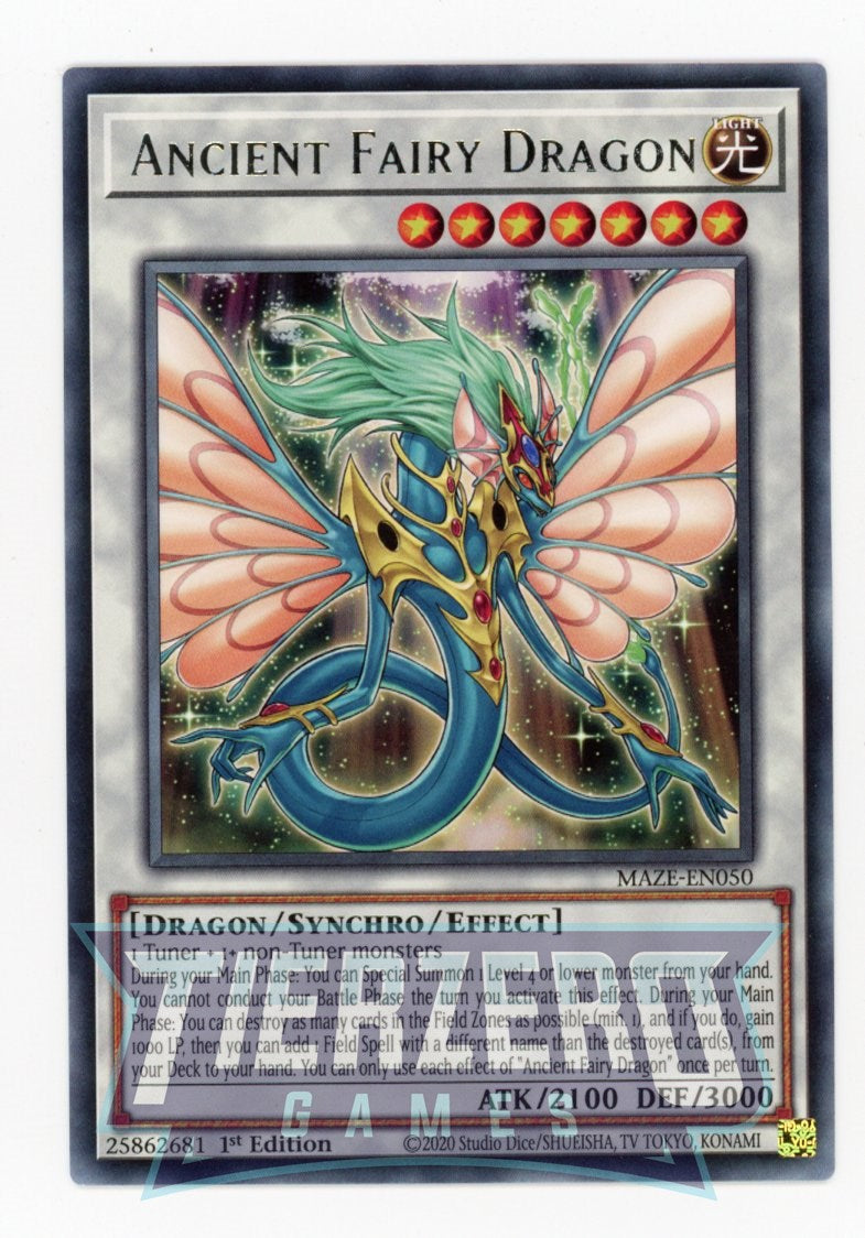 MAZE-EN050 - Ancient Fairy Dragon - Rare - Effect Synchro Monster