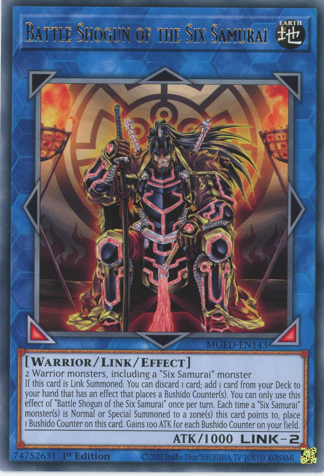 MGED-EN143 - Battle Shogun of the Six Samurai - Rare
